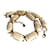 Autre Marque Collana Statement Talbots Tono Oro e Smalto Crema D'oro  - vista 4