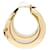 Céline Orecchini Triomphe Bold Hoop in oro Celine D'oro  - vista 3