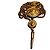 Autre Marque Collana Medaglione Dorata Classiques Entier D'oro - vista 3