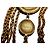 Autre Marque Collana Medaglione Dorata Classiques Entier D'oro - vista 6
