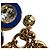 Collana Statement J.Crew Smalto Blu e Cristalli Tono Oro D'oro - vista 6