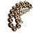 Collana Statement J.Crew Smalto Blu e Cristalli Tono Oro D'oro - vista 7