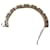 Givenchy Silberfarbenes Metall-Haarband