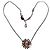 Collana Alexis Bittar in lucite scultorea a forma di sole D'oro