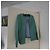 KOOKAÏ Chaqueta Bomber de Cuero Verde Bordada - vista 5