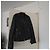 Autre Marque Chyston schwarze Lederjacke im Biker-Stil - Ansicht 2