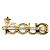 Clip per capelli Gucci con strass in oro e argento D'oro - vista 5
