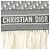 Stola in cashmere Christian Dior Oblique Marrone Bianco sporco - vista 5