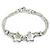 Tiffany & Co Bracciale Tiffany Vintage 925 Star Double Rope Argento