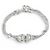 Tiffany & Co Bracciale Tiffany Vintage 925 Heart Double Rope Argento