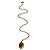 Autre Marque Collana Alice Caviness in argento sterling con pendente filigrana D'oro - vista 2