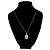 Autre Marque Collana Alice Caviness in argento sterling con pendente filigrana D'oro - vista 3