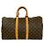 Louis Vuitton Vintage Keepall Monogram Leather Boston Bag Braun - Ansicht 3