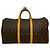 Louis Vuitton Vintage Keepall 50 Monogram Leather Boston Bag Marrone - vista 3