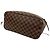 Louis Vuitton Neverfull Damier Leder Tote Bag Braun - Ansicht 8