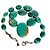 Autre Marque Collana Statement Barse 925 Turchese - vista 4