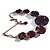 Autre Marque Collana Pilgrim Danish Design con disco scultoreo Rame - vista 3