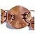 Autre Marque Collana Pilgrim Danish Design con disco scultoreo Rame - vista 7