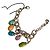 Bracciale a catena Luisa Spagnoli in metallo dorato con charm Multicolore D'oro