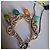 Bracciale a catena Luisa Spagnoli in metallo dorato con charm Multicolore D'oro - vista 6