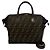 Fendi Vintage Zucca FF Logo Pattern Schultertasche Braun