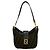 FENDI Vintage FF Logo Hardware Zucca Pattern Schultertasche Braun Schwarz
