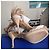 Stuart Weitzman Plume Sandali scamosciati rosa Beige - vista 8