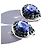 Orecchini Swarovski Swan cristallo blu Argento - vista 3