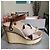 Hoss Intropia Sandali con zeppa Intropia in scamosciato beige e pelle marrone - vista 2