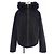 Chaqueta de mezclilla de piel de mapache Louis Vuitton Negro