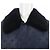 Giacca in shearling Louis Vuitton LVSE Monogram Nero Blu navy - vista 5