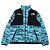 Supreme THE NORTH FACE Fleece-Jacke mit All-over-Logo Schwarz Blau
