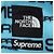 Supreme THE NORTH FACE Fleece-Jacke mit All-over-Logo Schwarz Blau - Ansicht 6