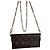 Cartera Louis Vuitton Monogram con Cadena Castaño Monograma