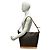 Borsa a spalla semi Louis Vuitton Amfar Three Vanity Star Monogram Leather Marrone - vista 2