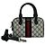 Borsa a mano in pelle Gucci Ophidia Sherry Line con logo GG e finiture metalliche