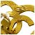 Orecchini a clip Chanel Vintage Coco Mark Motif Cuore D'oro - vista 3