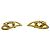 Orecchini a clip Chanel Vintage Coco Mark Motif Cuore D'oro - vista 4