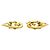 Orecchini a clip Chanel Vintage Coco Mark Motif Cuore D'oro - vista 5