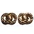 Autre Marque Bluette Gold Tone Schuhclips - Skulpturales Design Golden - Ansicht 4