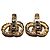 Autre Marque Bluette Gold Tone Schuhclips - Skulpturales Design Golden - Ansicht 6