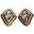 Orecchini a clip Swarovski SAL in cristallo, tono oro, pavé D'oro - vista 5
