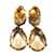 Autre Marque Bounkit Goldoptik Citrin Ohrringe Golden  - Ansicht 1