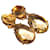 Autre Marque Bounkit Goldoptik Citrin Ohrringe Golden  - Ansicht 2