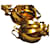 Autre Marque Bounkit Goldoptik Citrin Ohrringe Golden  - Ansicht 8