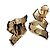 Kenneth Jay Lane Orecchini Kenneth Lane Volute Strass Tono Oro D'oro - vista 6