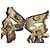 Kenneth Jay Lane Orecchini Kenneth Lane Volute Strass Tono Oro D'oro - vista 7