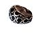 Anello a cupola Coach smalto nero e argento Taglia EU 58 - vista 2