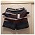 Carven Gestreifte Wollshorts Braun Blau Grau - Ansicht 4