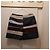 Carven Gestreifte Wollshorts Braun Blau Grau - Ansicht 7